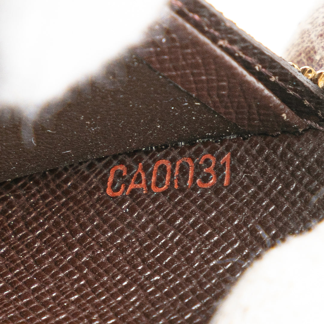 Damier Ebene Porte Monnaie Zippy Long Wallet Brown - Gaby Paris