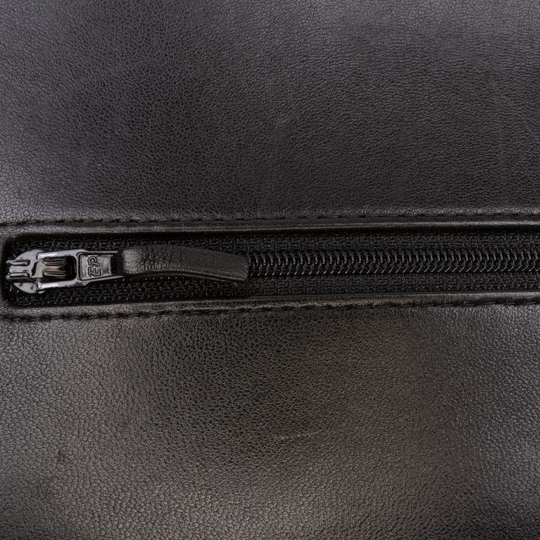 Chanel Maxi Classic Cuir d’agneau Double rabat Noir