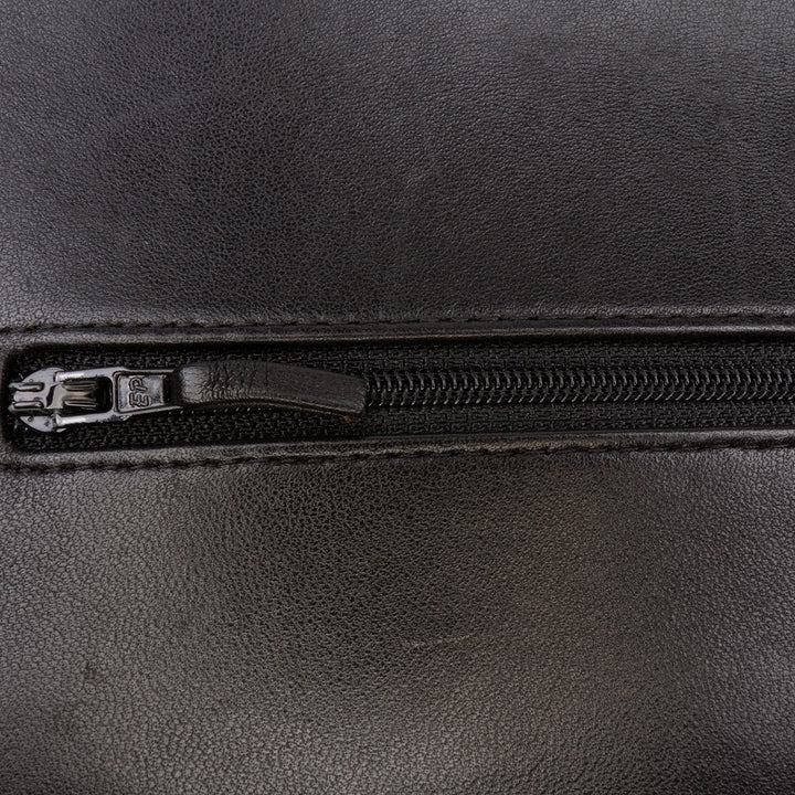 Chanel Maxi Classic Cuir d’agneau Double rabat Noir