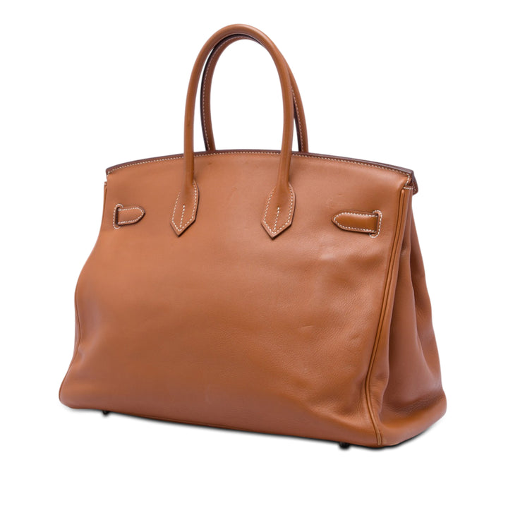 Hermès Tadelakt Birkin Retourne 35 Cuir