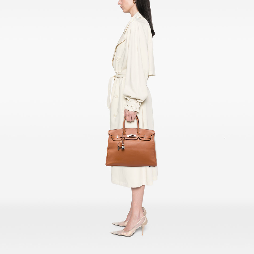 Hermès Tadelakt Birkin Retourne 35 Cuir