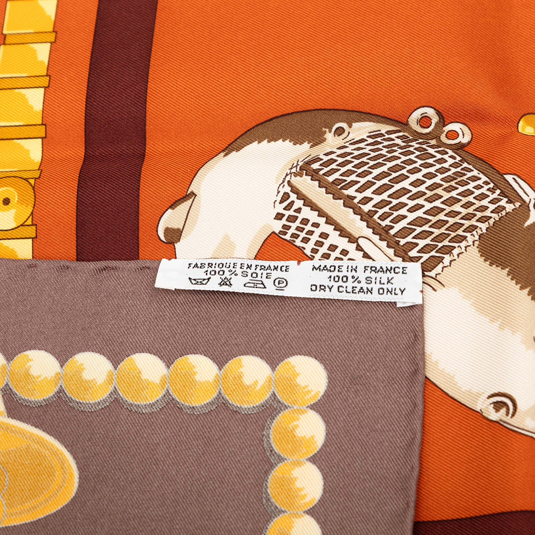 Hermès Cuillers d Afrique Soie Foulard 90 Multi