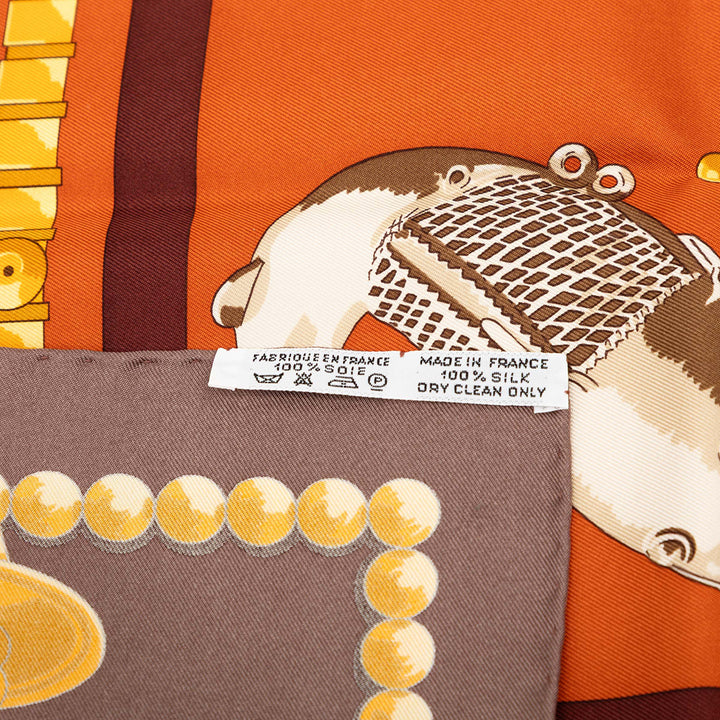 Hermès Cuillers d Afrique Soie Foulard 90 Multi