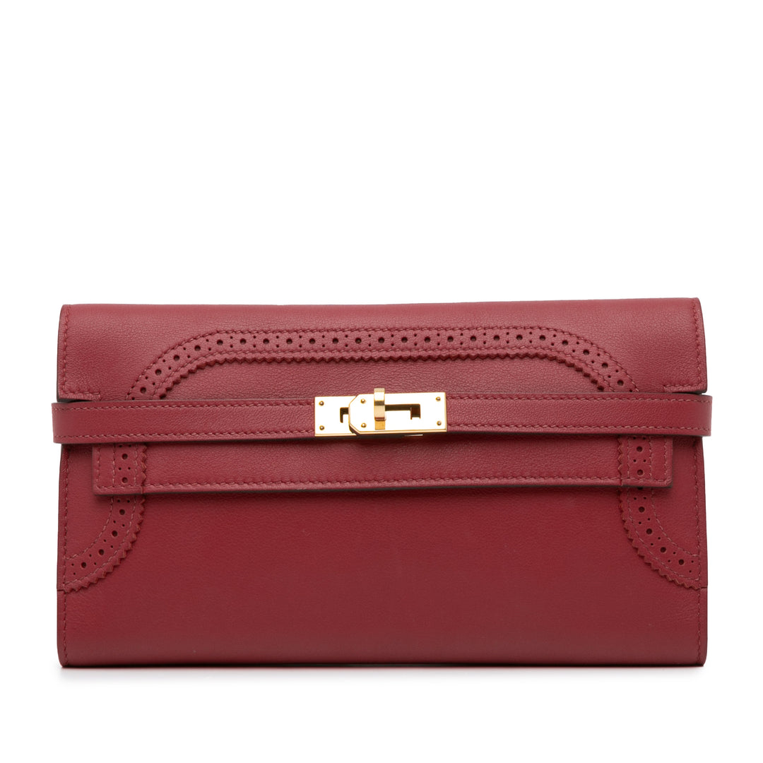 Swift Ghillies Kelly Longue Wallet Red - Gaby Paris