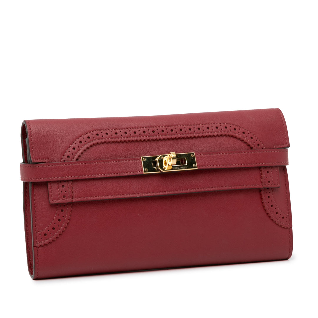 Swift Ghillies Kelly Longue Wallet Red - Gaby Paris