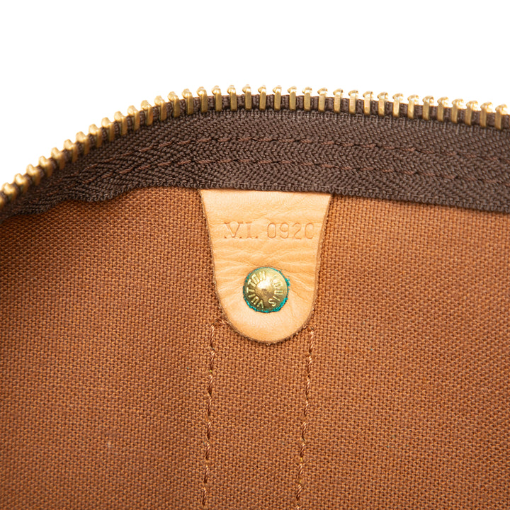 Louis Vuitton Monogram Keepall Bandouliere 45 Marron