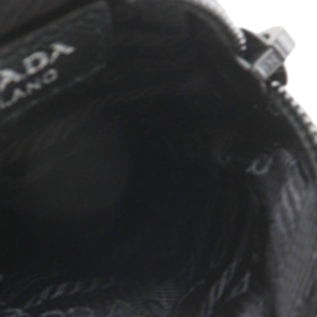 Prada Saffiano à finitions Re Nylon Zip Double Buckle Messenger Sac