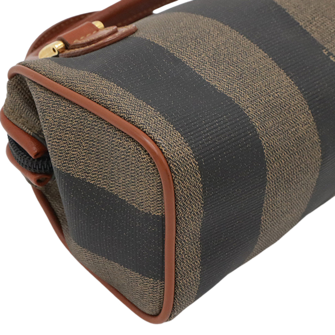 Fendi Pequin Boston Sac Mini Toile enduite