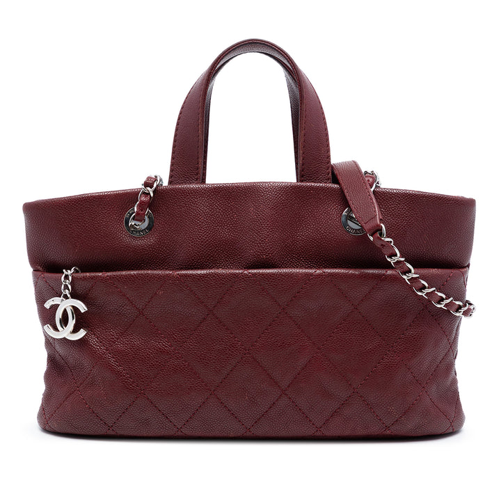 Chanel Matelassé Caviar Shopping Cabas