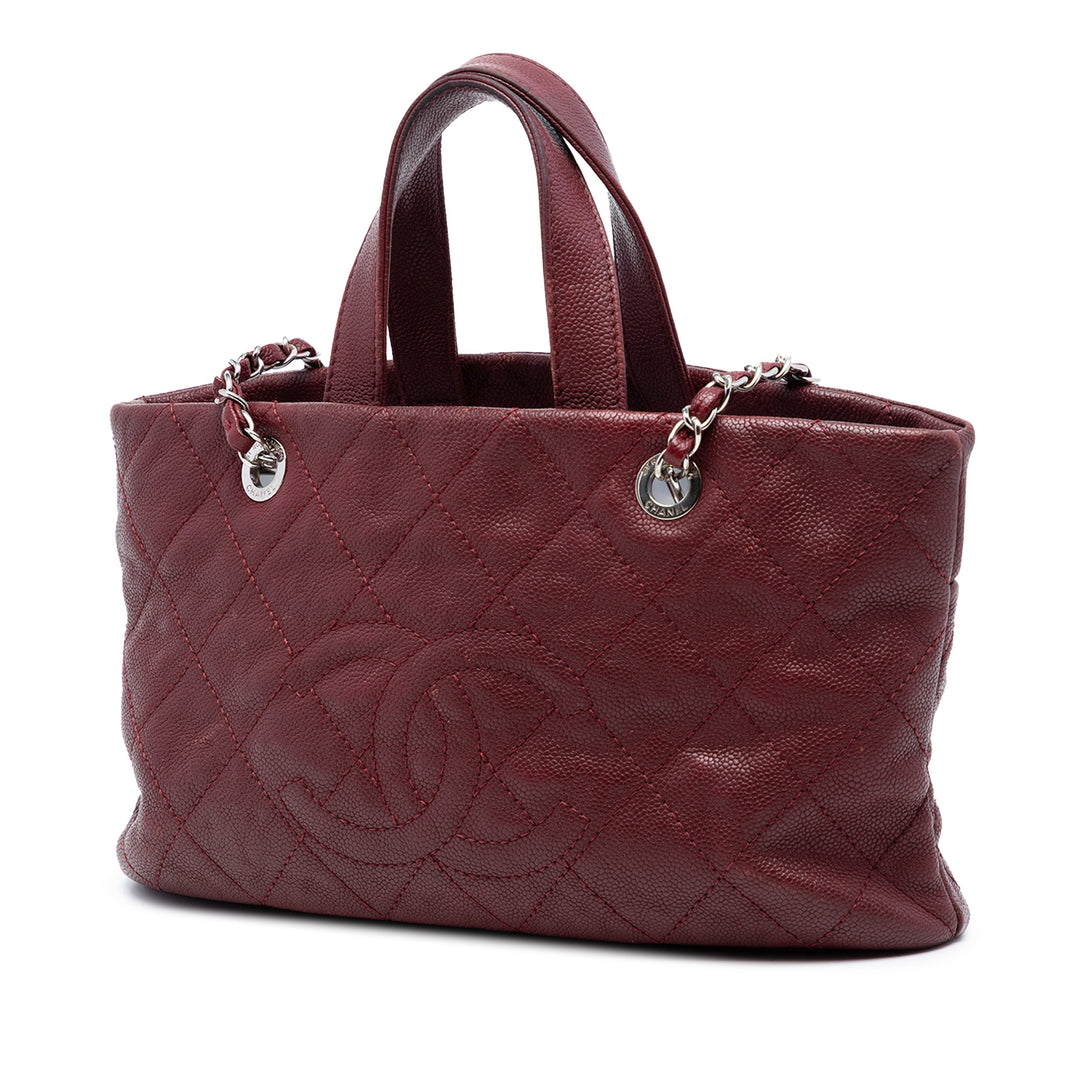 Chanel Matelassé Caviar Shopping Cabas