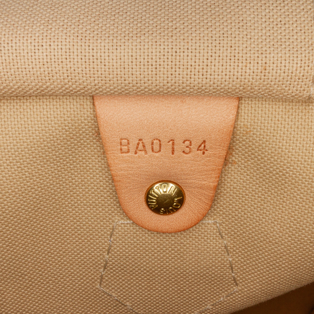 Damier Azur Speedy 30 White - Gaby Paris