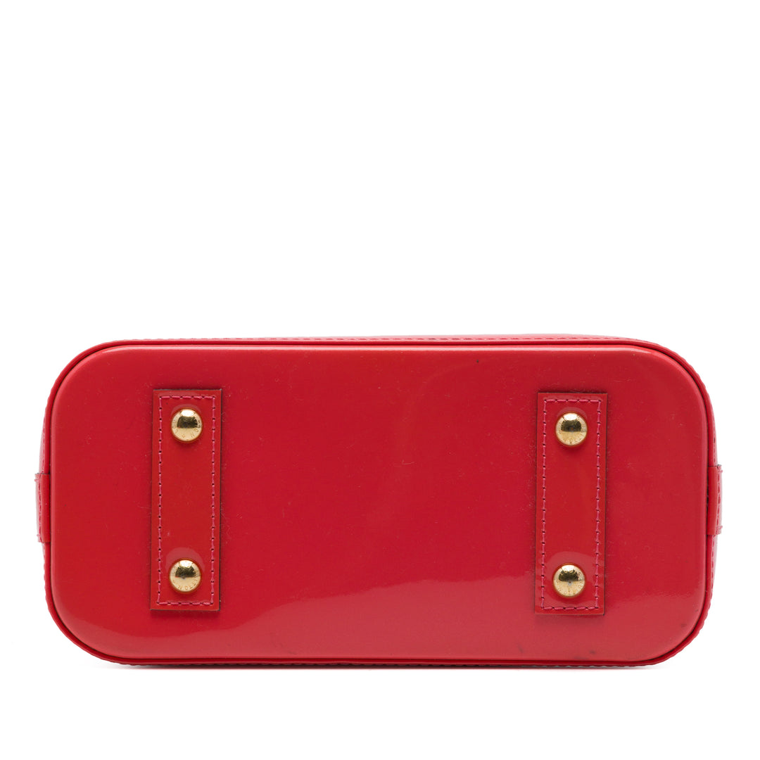 Louis Vuitton Alma BB Cuir verni Monogram Rose
