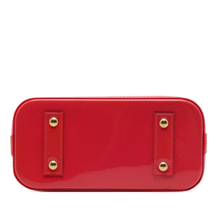 Louis Vuitton Alma BB Cuir verni Monogram Rose