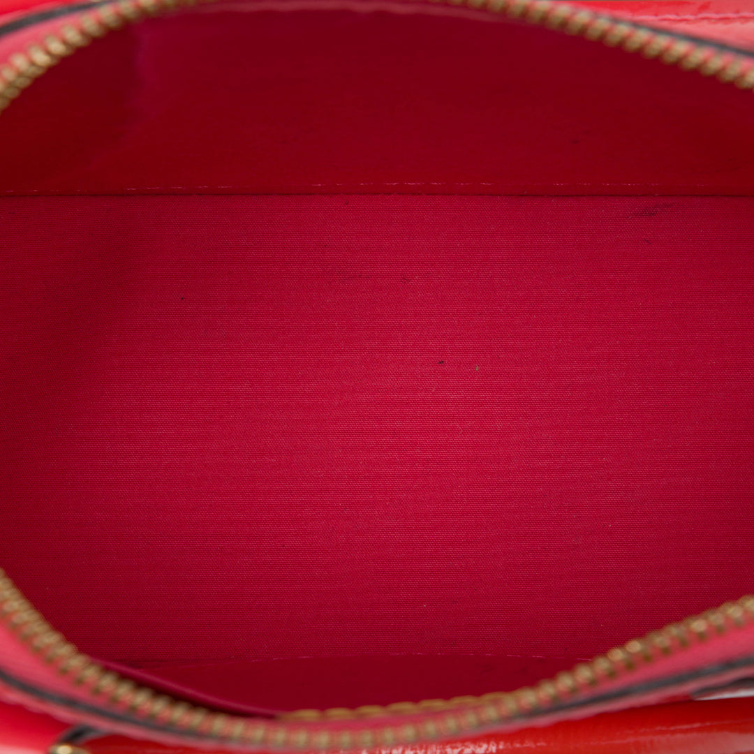 Louis Vuitton Alma BB Cuir verni Monogram Rose