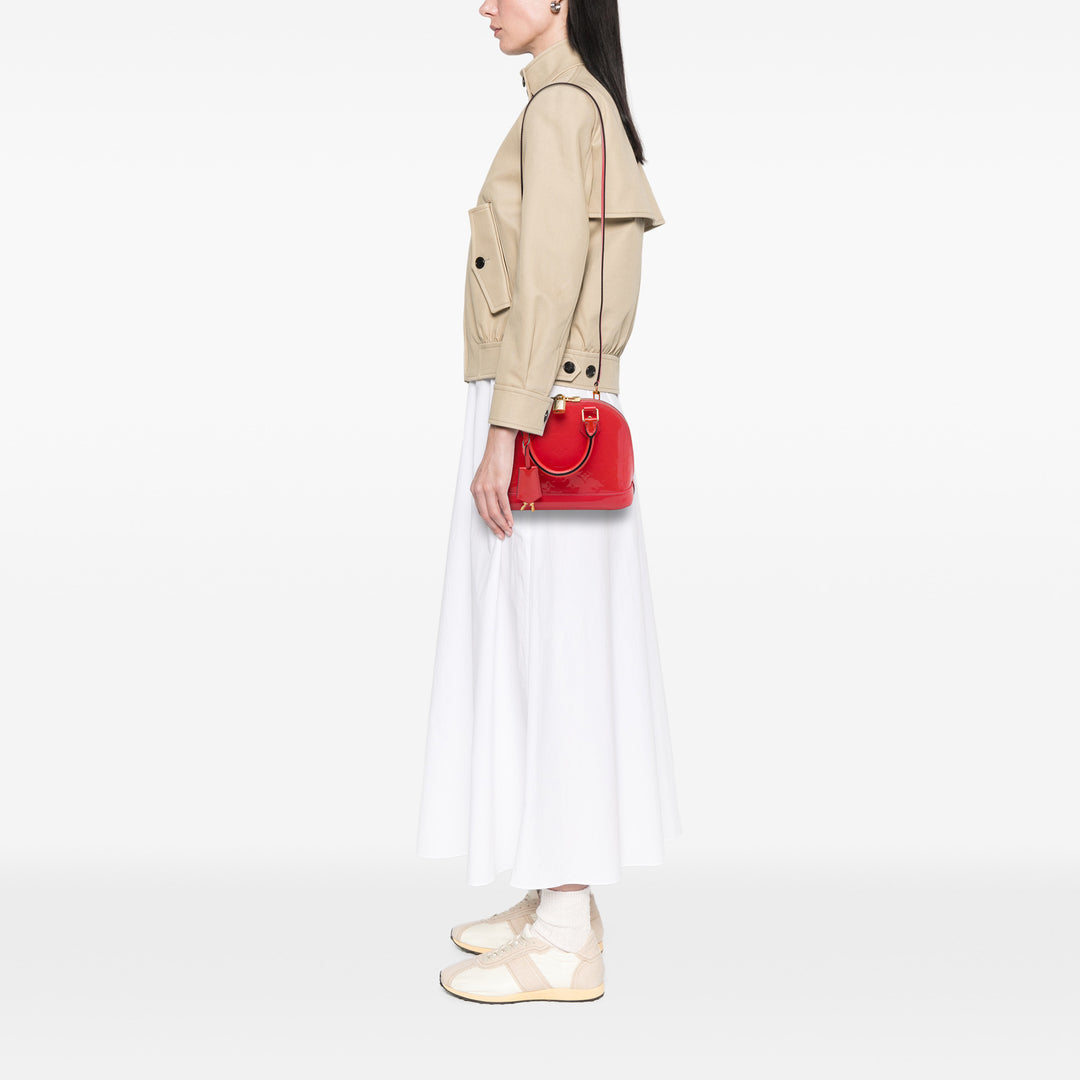 Louis Vuitton Alma BB Cuir verni Monogram Rose