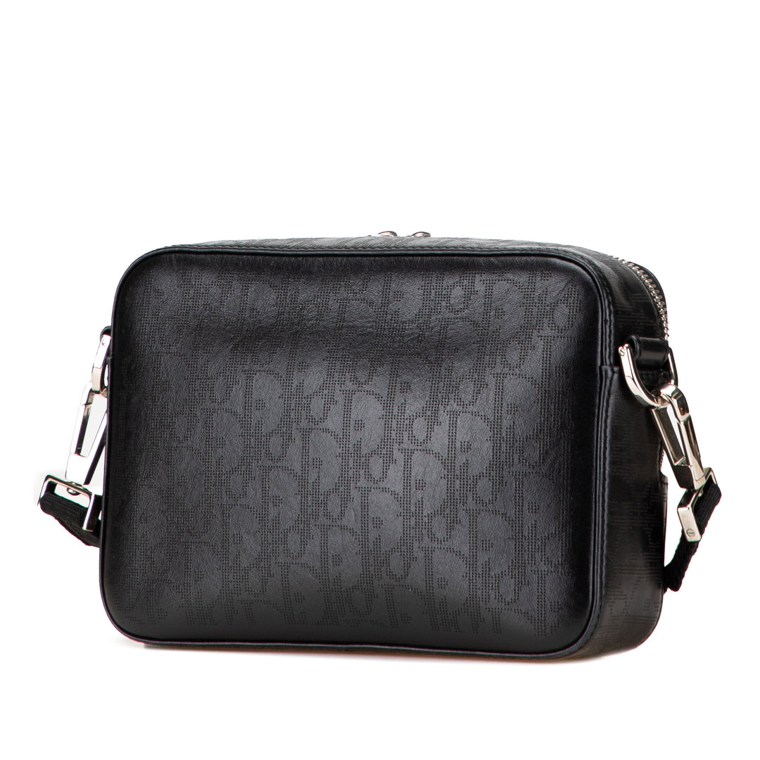 Dior Perforated Oblique Cuir de veau Galaxy Safari Crossbody Noir – GABY PARIS Authentique