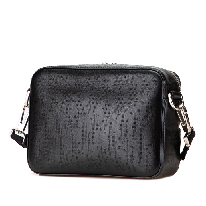 Dior Perforated Oblique Cuir de veau Galaxy Safari Crossbody Noir – GABY PARIS Authentique