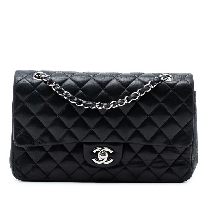 Chanel Medium Classic Cuir d’agneau Double rabat