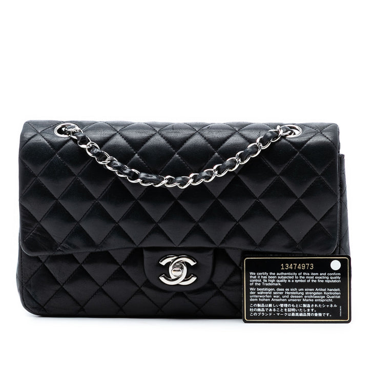 Chanel Medium Classic Cuir d’agneau Double rabat