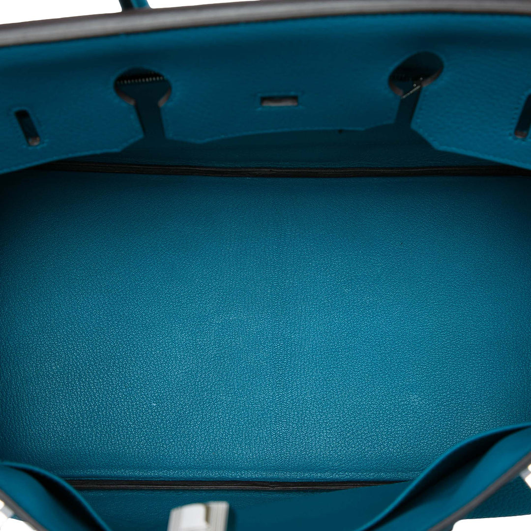 Hermès Birkin Retourne 35 Clémence Bleu – vue 4 – GABY PARIS
