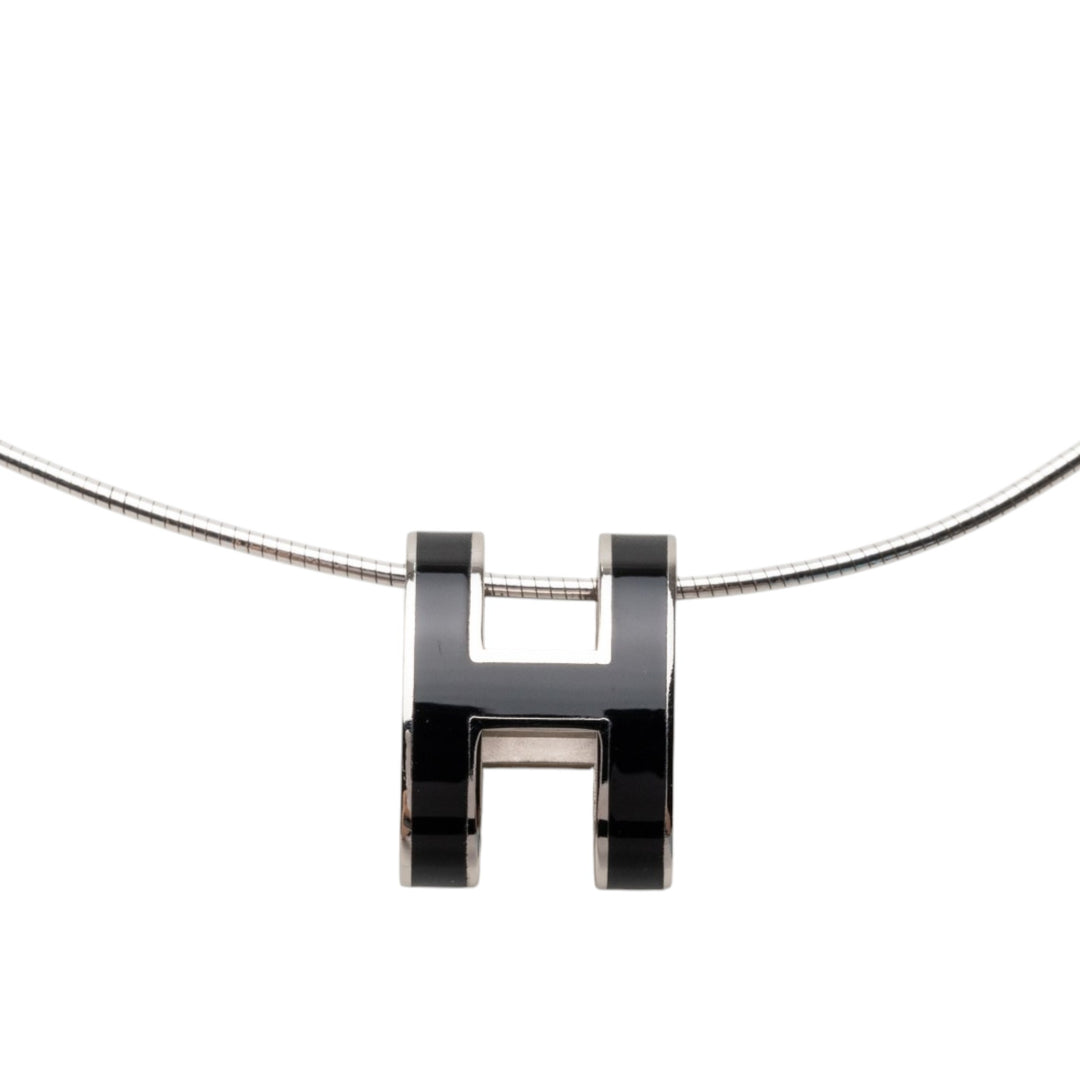 Hermès Émail Pop H Pendant Collier
