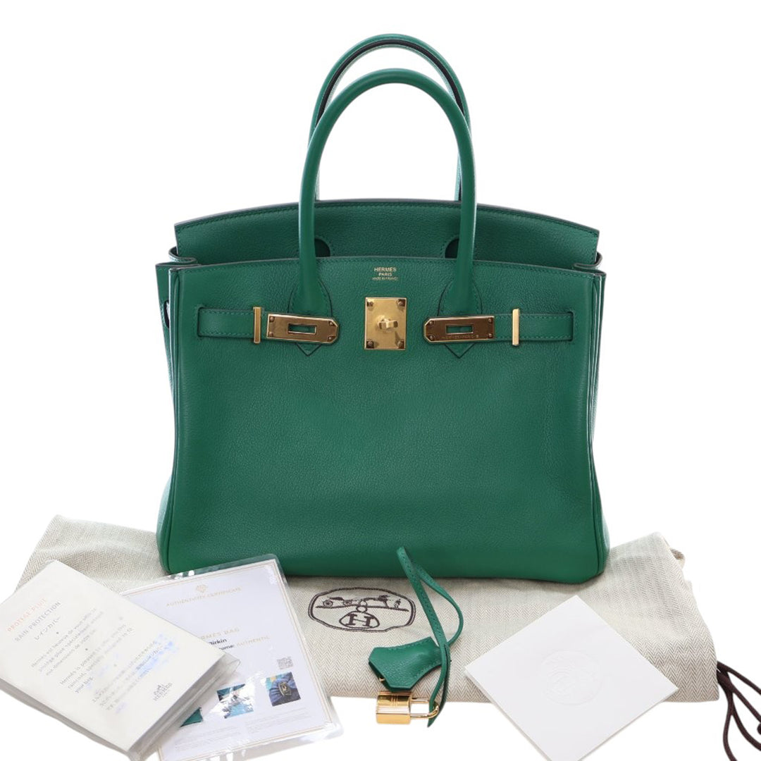 Hermès Novillo Birkin Retourne 30 Vert – GABY PARIS Authentique