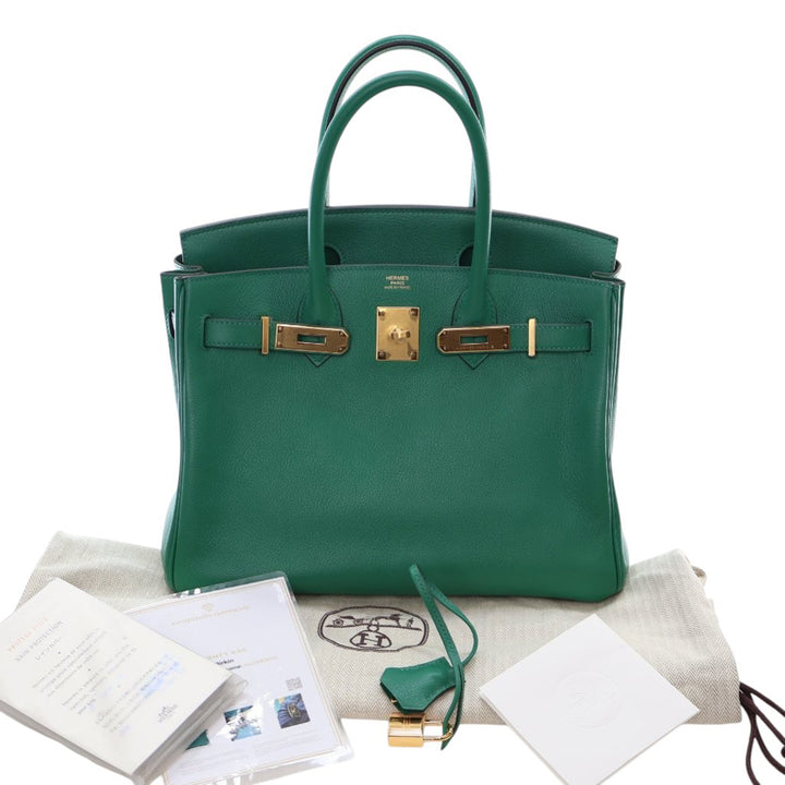 Hermès Novillo Birkin Retourne 30 Vert – GABY PARIS Authentique