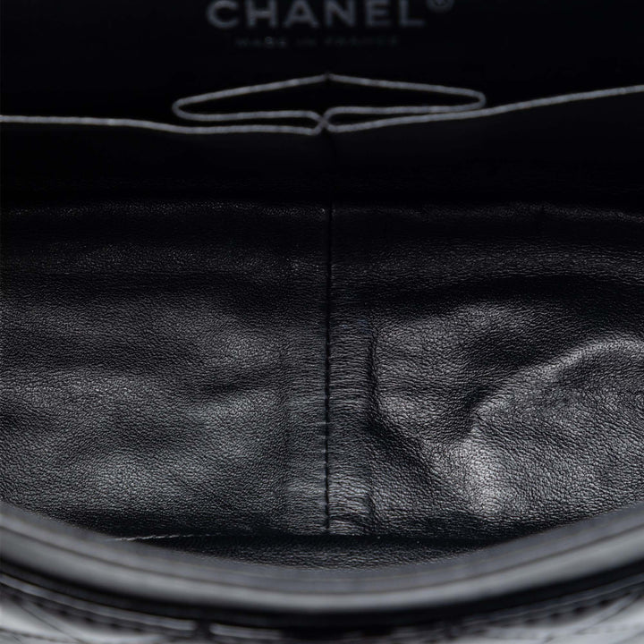 Chanel Matelassé Cuir verni Reissue 2.55 Double rabat 226