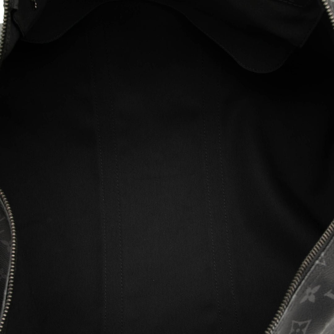 Louis Vuitton Monogram Eclipse Keepall Bandouliere 55 Noir – GABY PARIS Authentique