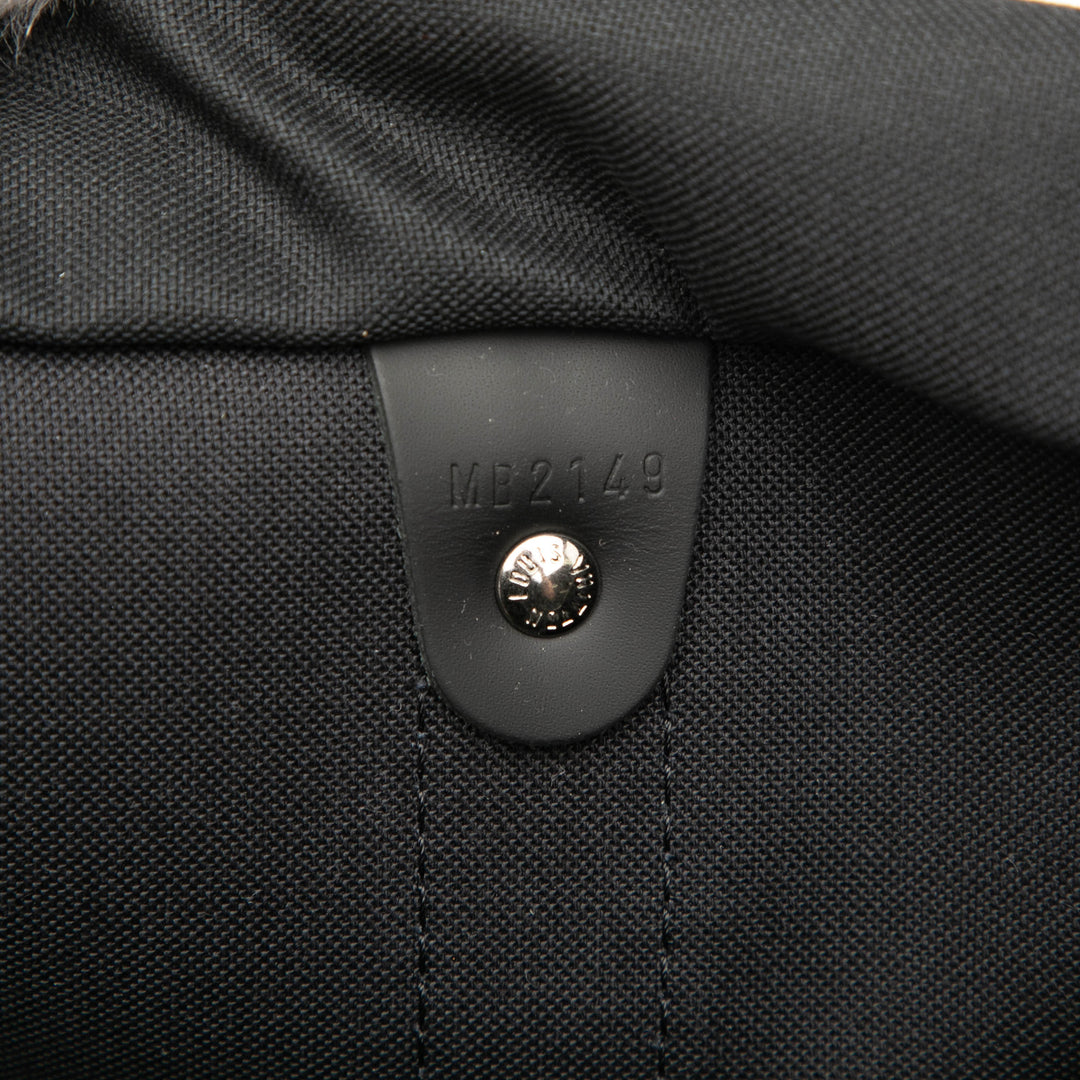 Louis Vuitton Monogram Eclipse Keepall Bandouliere 55 Noir – GABY PARIS Authentique