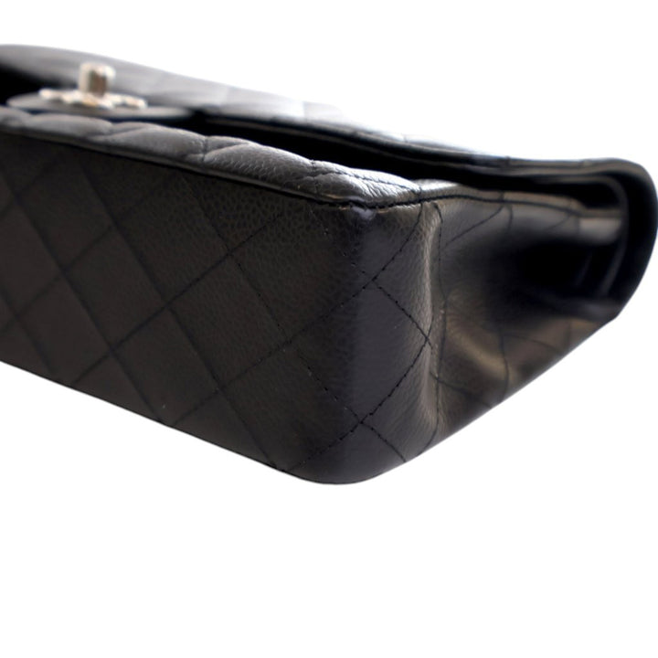 Chanel Medium Classic Caviar Double rabat Noir