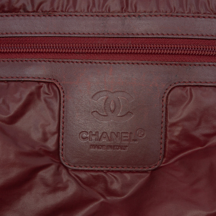Chanel Matelassé Nylon Coco Cocoon Bowler Sac
