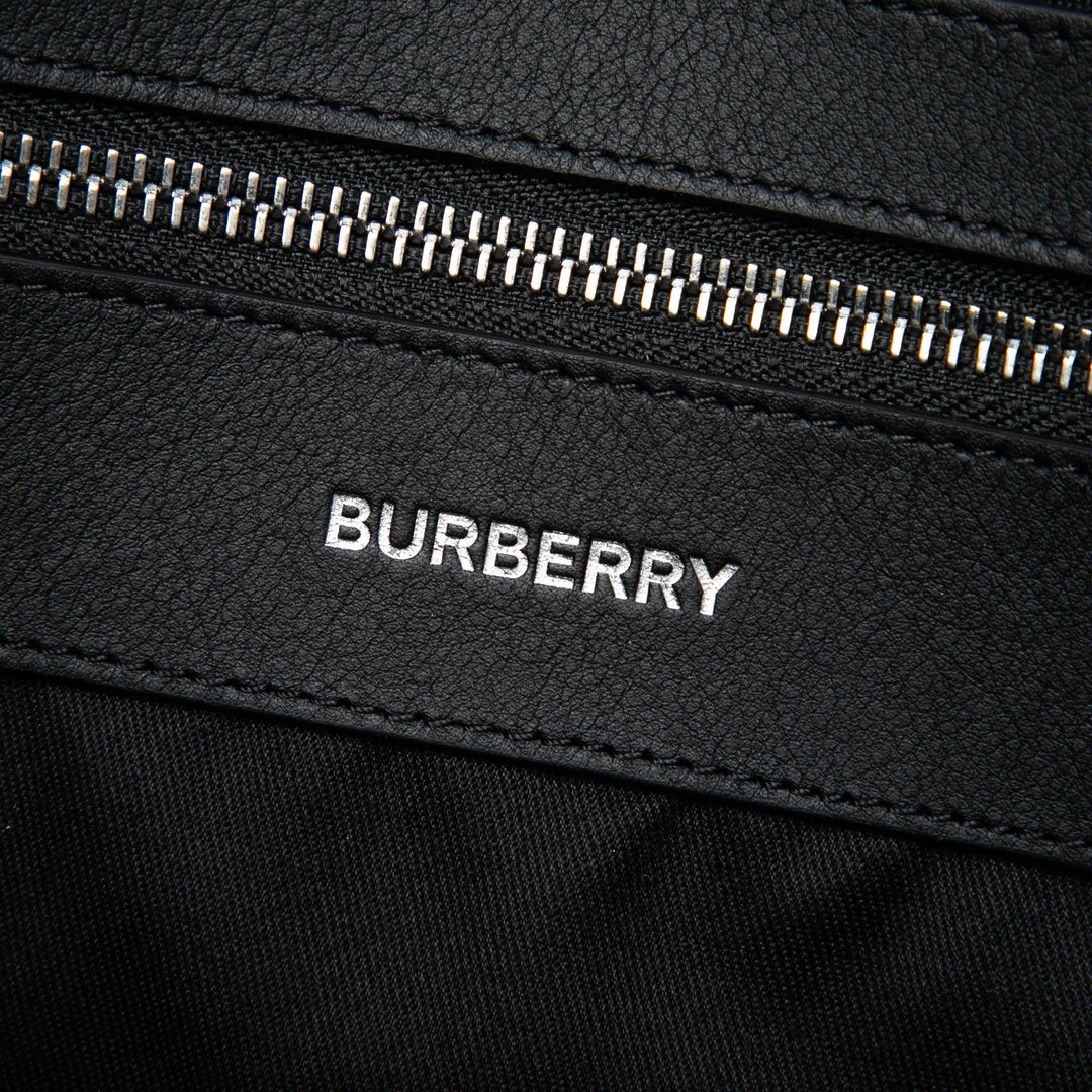 Burberry London Check Marlon Sac Messenger Toile enduite