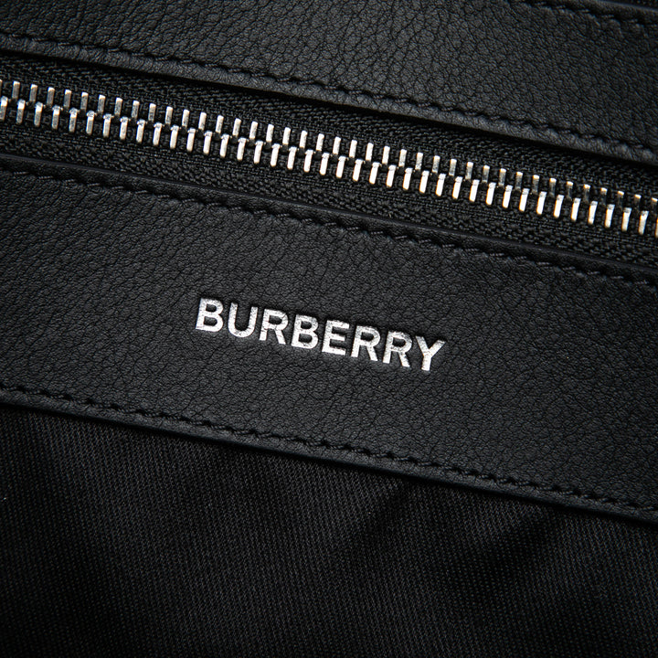Burberry London Check Marlon Sac Messenger Toile enduite