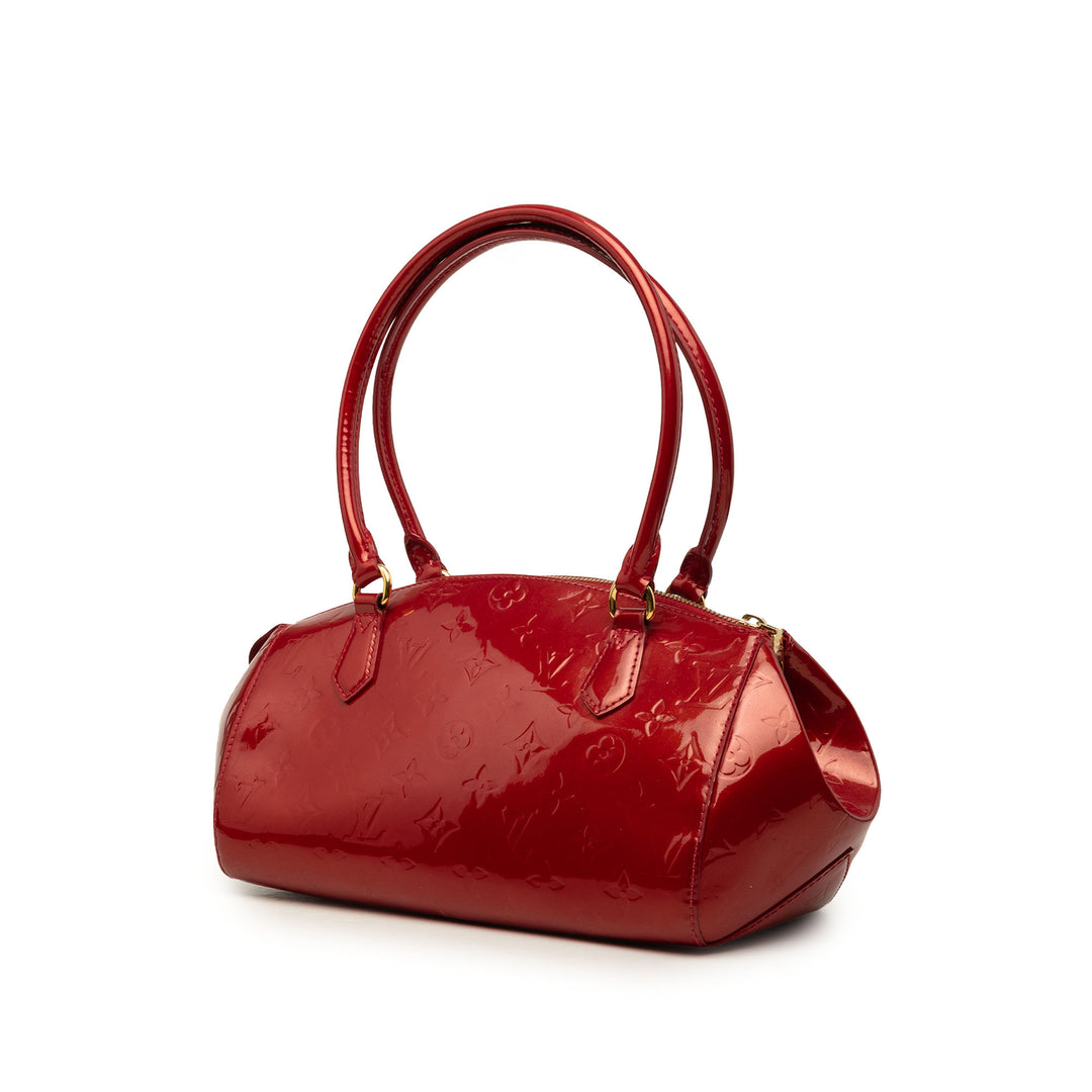 Louis Vuitton Sherwood PM Cuir verni Monogram Rouge – vue 2 – GABY PARIS