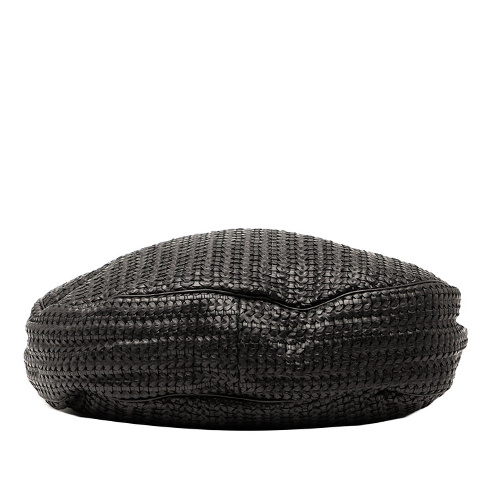 Dior Woven Cuir d’agneau Soft Lady Dior Hobo