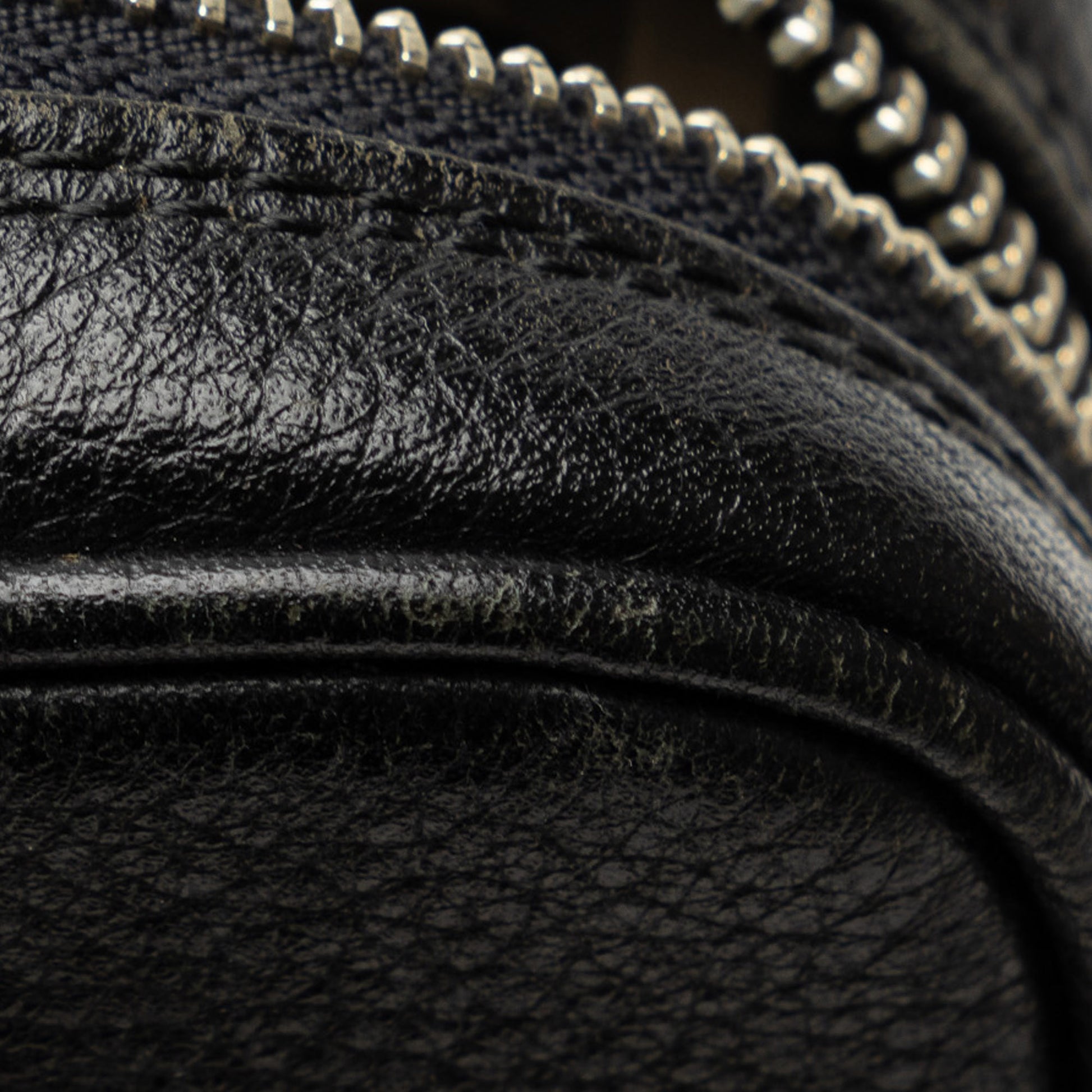 Leather Crossbody Bag Black - Gaby Paris