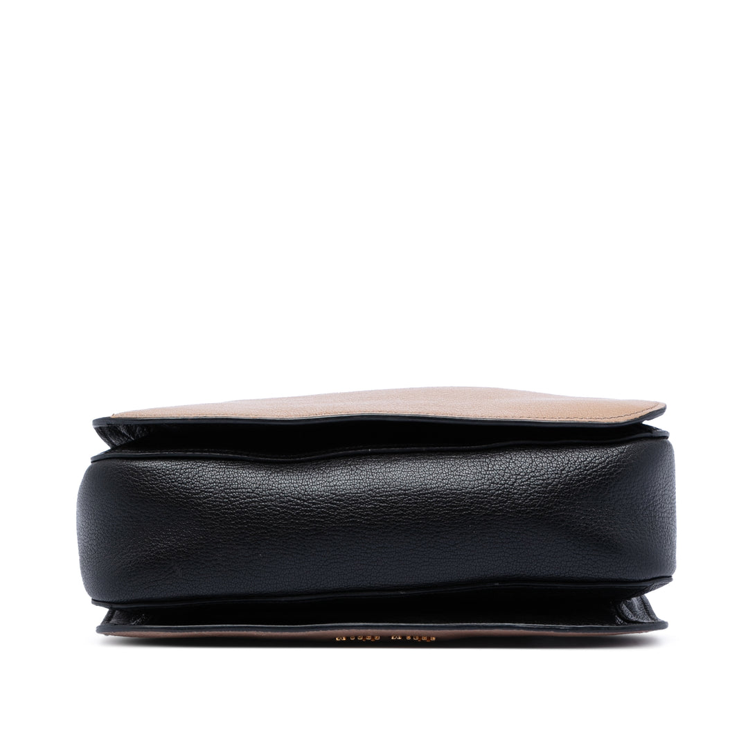 Miu Miu Bicolor Cuir de chèvre Madras Sac