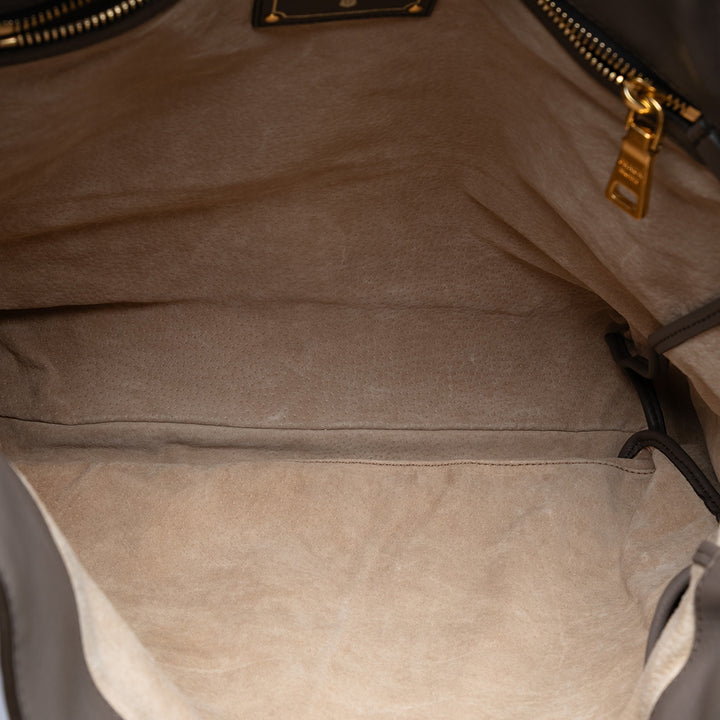 Prada Soft Veau Open Convertible Cabas