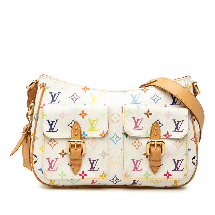 Louis Vuitton Lodge GM Monogram Multicolore Blanc – vue principale – GABY PARIS