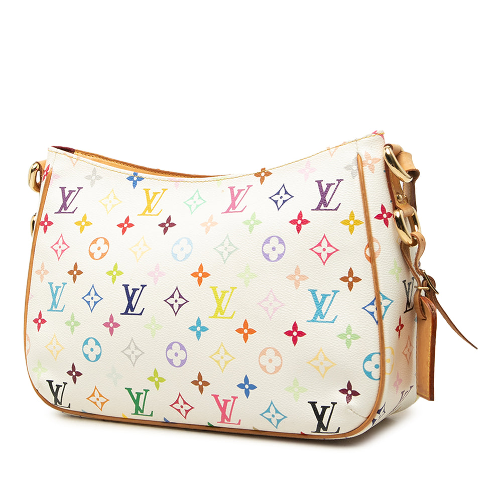 Louis Vuitton Lodge GM Monogram Multicolore Blanc – vue 2 – GABY PARIS
