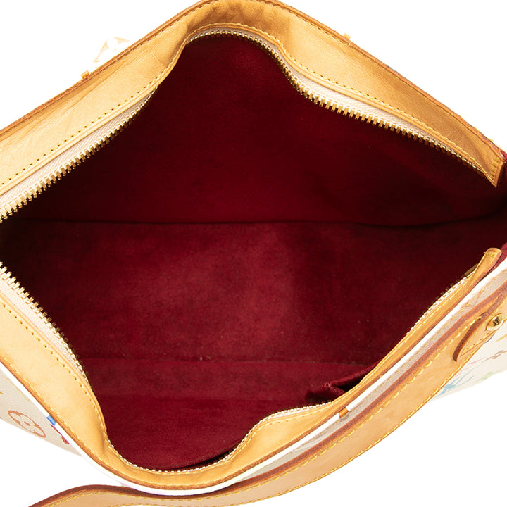 Louis Vuitton Lodge GM Monogram Multicolore Blanc – vue 4 – GABY PARIS