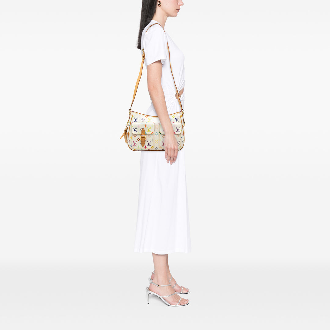 Louis Vuitton Lodge GM Monogram Multicolore Blanc – vue 6 – GABY PARIS