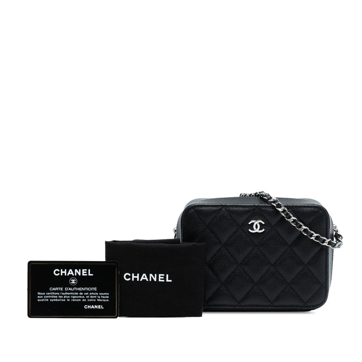 Chanel CC Matelassé Caviar Sac caméra