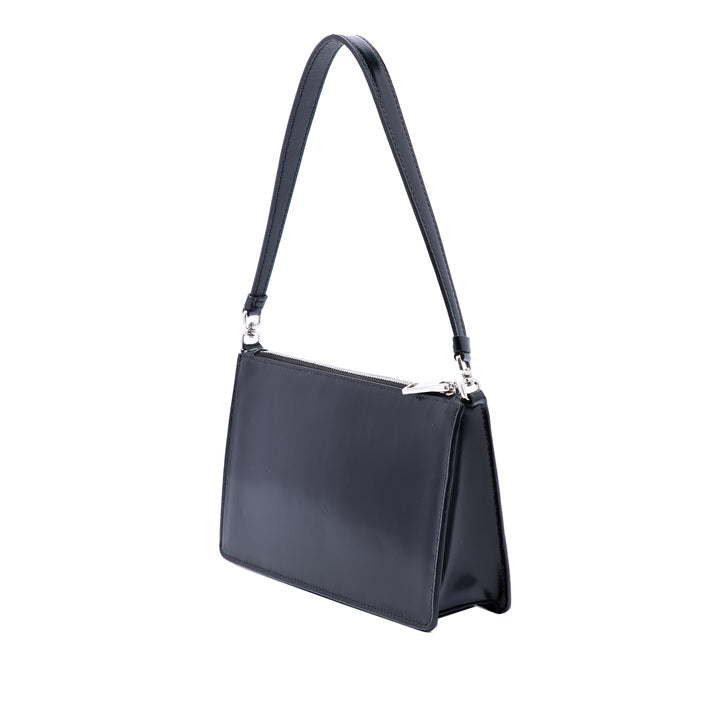 Prada Sac porté épaule Spazzolato Mini Noir – vue 2 – GABY PARIS