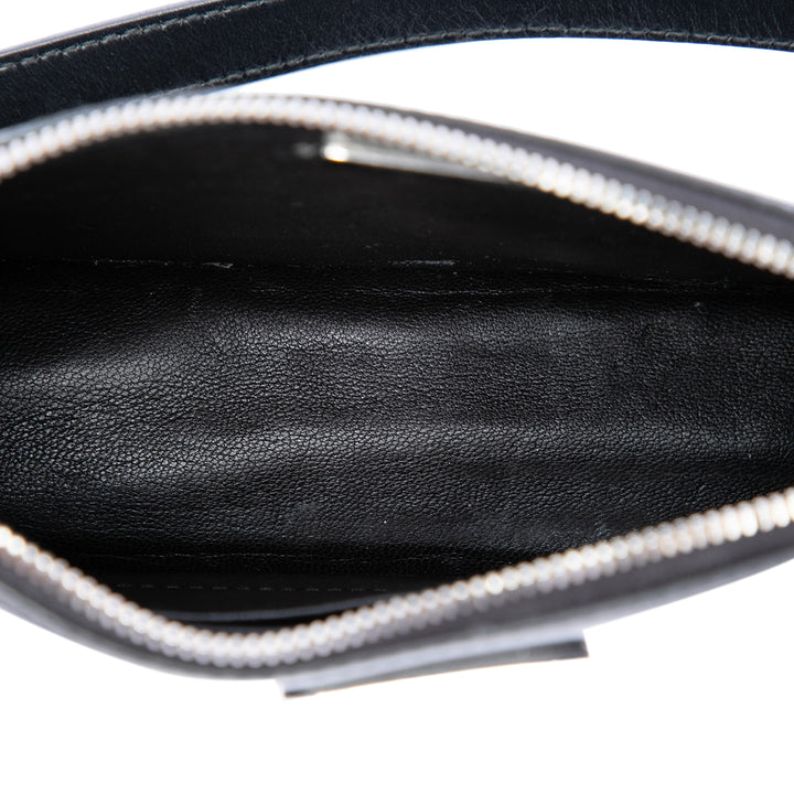 Prada Sac porté épaule Spazzolato Mini Noir – vue 4 – GABY PARIS