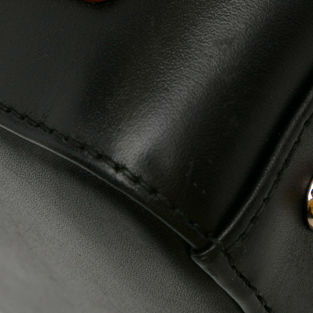 Medium Calfskin Pockets Lady Dior Black - Gaby Paris