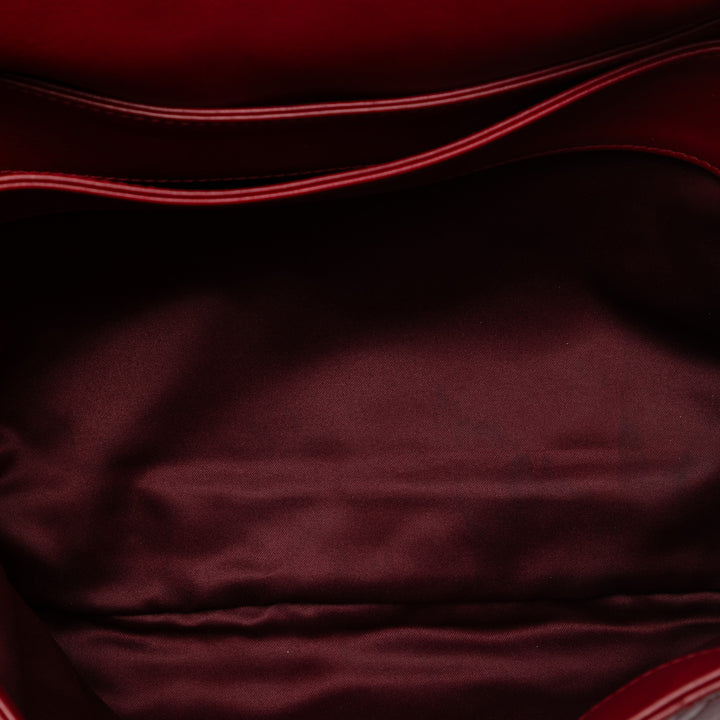 Chanel Maxi Cuir d’agneau 3 Accordion à rabat