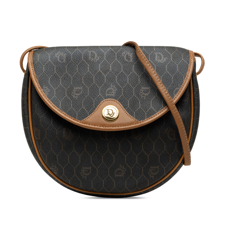 Dior Honeycomb Sac Toile enduite Noir