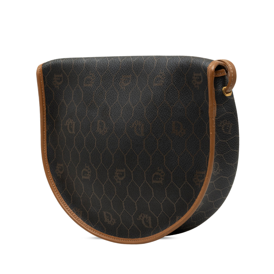 Dior Honeycomb Sac Toile enduite Noir